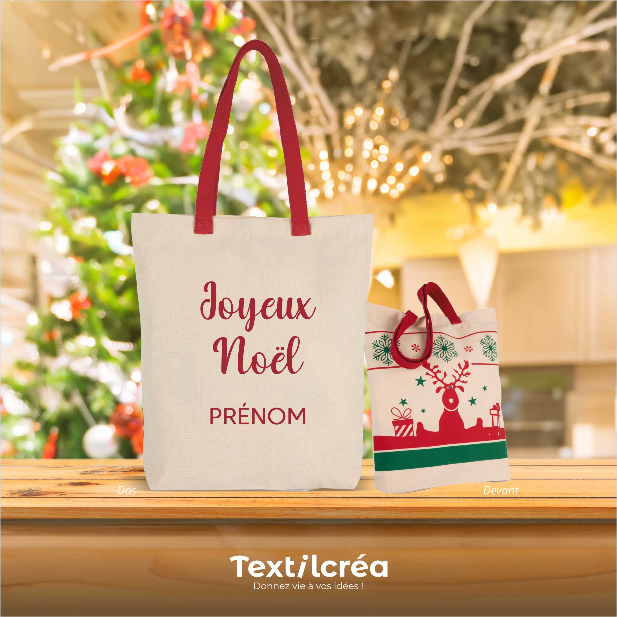 ToteBag nom Joyeux Noel